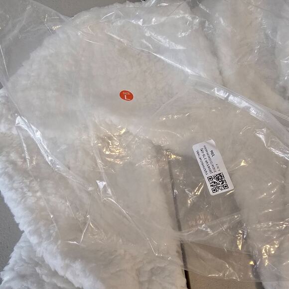 Unbranded Button Down Cardigan Women's M Snowy White Pockets Soft NWOT - Picture 13 of 13